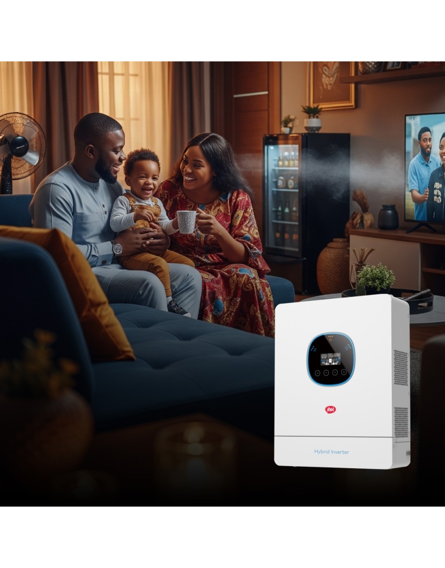 itel energy 6KW 48V 1 Phase Dual Output WiFi 8KW MPPT 500V